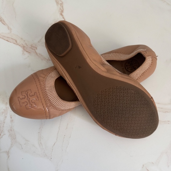 Tory Burch Nude Gabby Ballet Flats - Size 9 - Picture 7 of 10